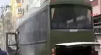 Tekirdağ - Askeri Araçta Korkutan Yangın