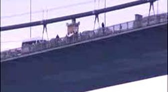 Boğaz'da 'İdam' Pankartı