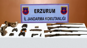 Avcının Aracında Çok Sayıda Silah ve Mermi