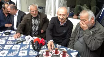 Kılıçdaroğlu, Şehit Madenci Ailelerini Ziyaret Etti