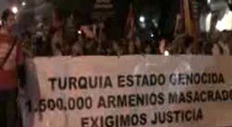 Buenos Aires'te Türkiye'yi Protesto Ettiler