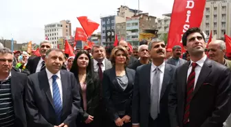 Diyarbakır'da 1 Mayıs Mitingine, BDP ve CHP'liler de Katıldı