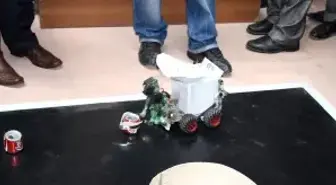 Meslek Liseliler Çöp Toplayan Robot Yaptı