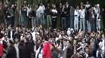 Arşiv1beşiktaş ve Bursasporlu Taraftarlar Birbirlerine Girdi