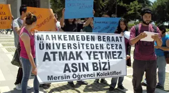 Mersin Üniversitesi Öğrencilerinden Kalem Bırakma Eylemi