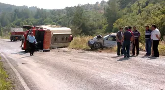 Freni Patlayan Su Tankeri Cipi Altına Aldı: 5 Yaralı