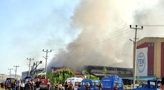 Mobilya Fabrikasındaki Yangına, 15 Saat Sonra Helikopterli Müdahale
