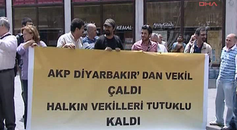 Tutuklu Vekiller İçin 'Diyarbakır Milletvekilleri İstifa Etsin' Çağrısı