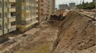 Belediye İstinat Duvarı Yapım Çalışmalarına Başladı