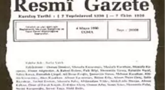 Kamuda Atamalar Resmi Gazete'de