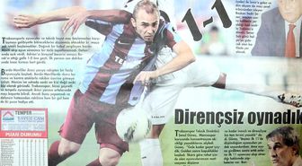 Trabzonspor'da Güneş Futbolculara Kızgın