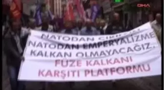 Füze Kalkanı Protesto Edildi