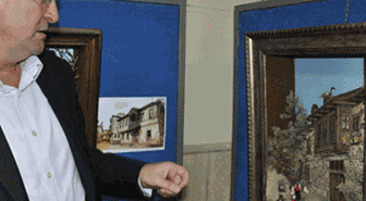 Cem Kara, Ahşap Rölyef Sergisinde
