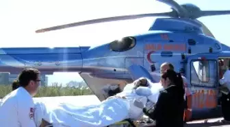Düzce'deki Kalp Hastası, Ambulans Helikopterle İstanbul'a Sevk Edildi
