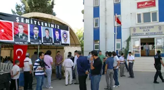 Şehit Polisler İçin Kızıltepe'de Taziye Çadırı Kuruldu