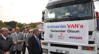 Kırıkkale'den Van'a Yardım