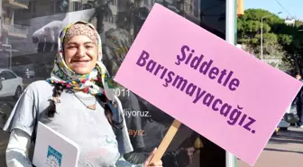 Kadına Şiddete 'hatce'li Protesto