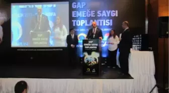 GAP'a Emek Verenlere Plaket Verildi
