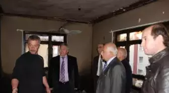 Evleri Yanan Can Ailesine Gölbaşı Belediyesi Yardım Elini Uzattı