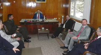 Kütahya Valisi, Belediye ve Oda Başkanlarıyla Tunçbilek'te Buluştu