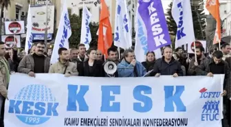 Kesk'e Polis Baskınına Protesto