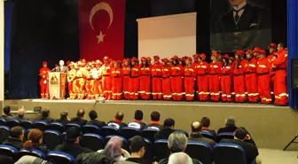 Afet Gönüllüleri Serfitikalarını Aldı