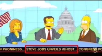 Simpsonlar: 'Steve Jobs, İhayalet'i Tanıttı'!