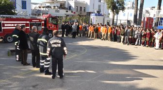 Bodrum İtfaiyesi Okullarda Eğitime Başladı