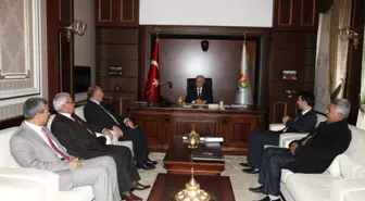 Kaymakamlardan Aldırmaz'a Ziyaret