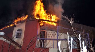 Yaşlı Çiftin Evinde Çıkan Yangın Korkuttu