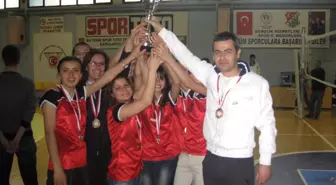 Voleybola Bor Kız Meslek Damgası