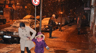 Hatay'da 7 Yıl Sonra Kar Yağdı