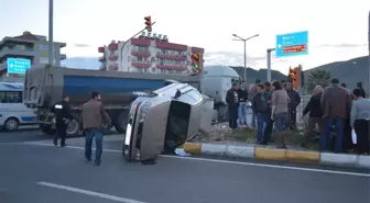 Milas'ta Trafik Kazaları; 2 Yaralı