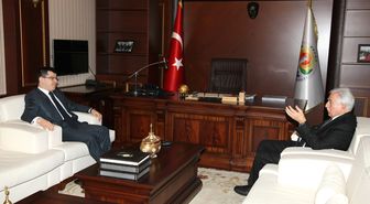 Kaymakam Ünlü'den Aldırmaz'a Ziyaret