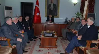 Kent Konseyi Üyelerinden Vali Özçimen'e Ziyaret
