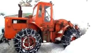 Püren Geçidinde Kar Çilesi Bitmiyor