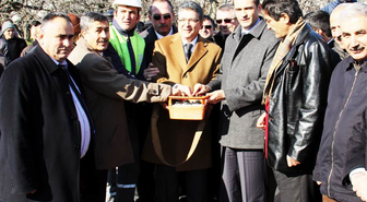 Zeytinli'de Cami Temeli Atıldı