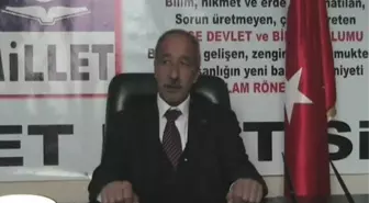 Millet Partisi Malatya Merkez İlçe Başkanı Mustafa Durmuş Açıklaması