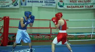 Genç Erkekler Ferdi Boks Müsabakaları Rize'de Başladı