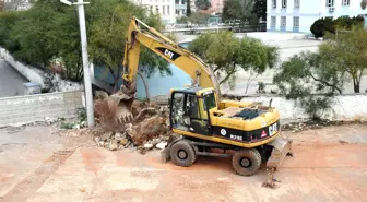 Kepez'de Okul Bahçelerinde Genişletme Çalışmaları