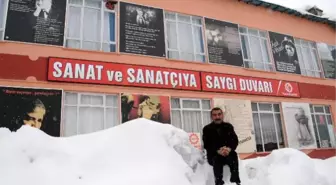 Hozat'ta, 'Sanata ve Sanatçıya Saygı Duvarı'