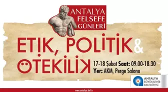 'Antalya Felsefe Günleri' Başlıyor