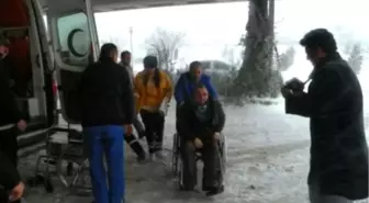 Kırıkkale Yolunda Araçlar Mahsur Kaldı