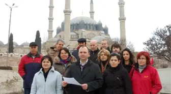 Selimiye Camii'nin Etrafında İnsan Zinciri Oluşturacaklar