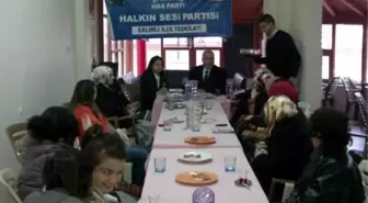 Has Partili Kadınlar Çay Toplantısında Buluştu