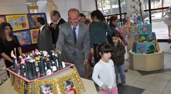Aydınlı Miniklerin Eserleri Görücüye Çıktı