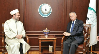 Diyanet İşleri Başkanı Görmez, Cidde'de İit Genel Sekreteri İhsanoğlu ile Görüştü