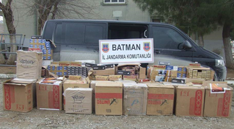 Batman'da 29 Bin 500 Paket Kaçak Sigara Ele Geçirildi