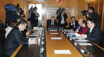 İnsan Haklarını İnceleme Alt Komisyonu Şehit Olan Polis Memurlarının Eşlerini Dinledi