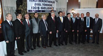 Kırşehir Vergi Rekortmenleri Ödüllerini Aldı